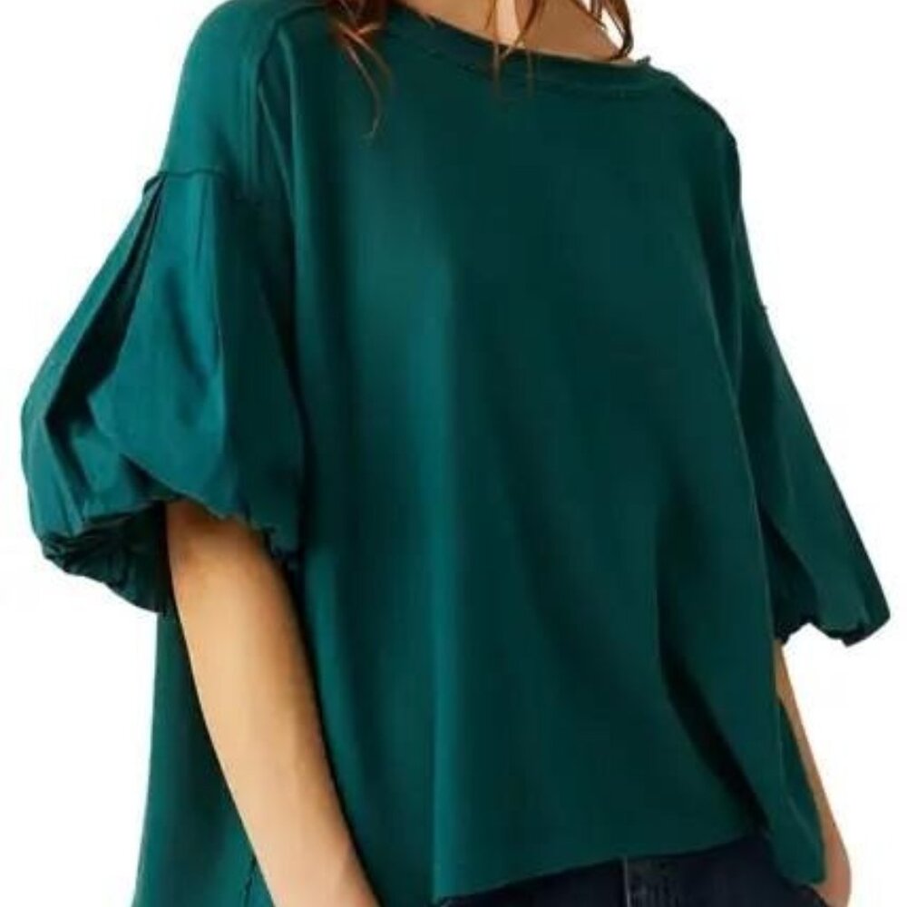 Free People Statement Raw Edge Top New